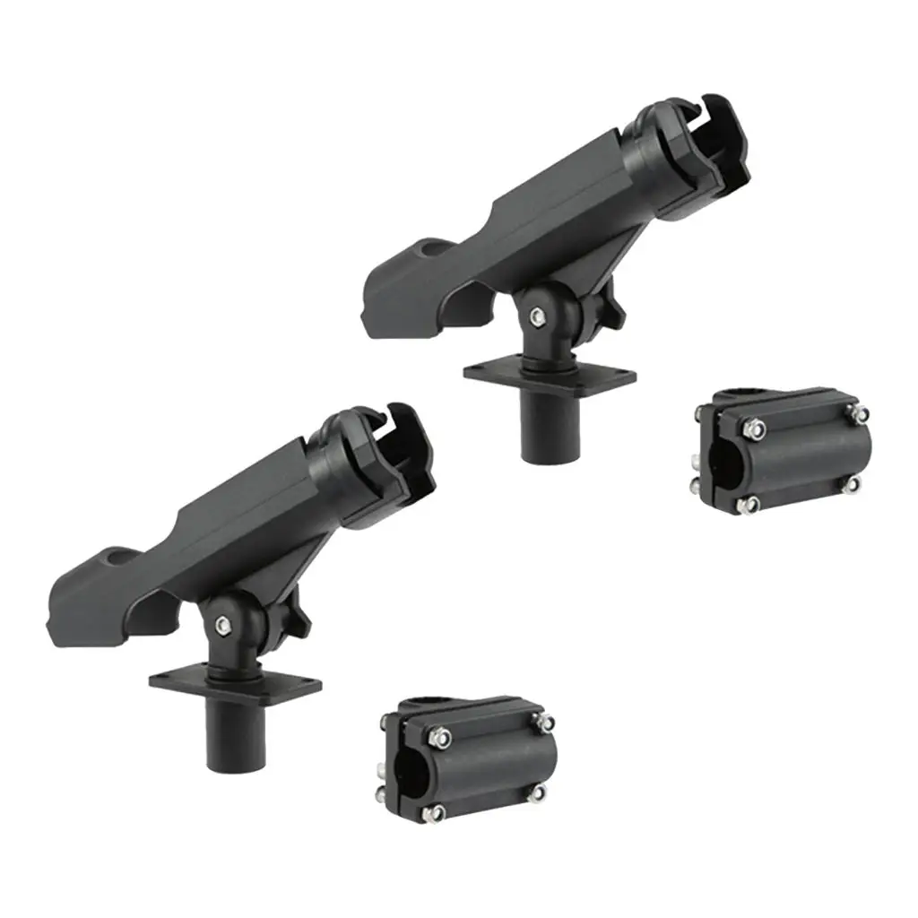 2pcs Fishing Rod Holder with Side Mounts, Adjustable Boat Fishing Rod Racks (360 Degree)
2pcs Fishing Rod Holder with Side Mounts, Adjustable Boat Fishing Rod Racks (360 Degree)