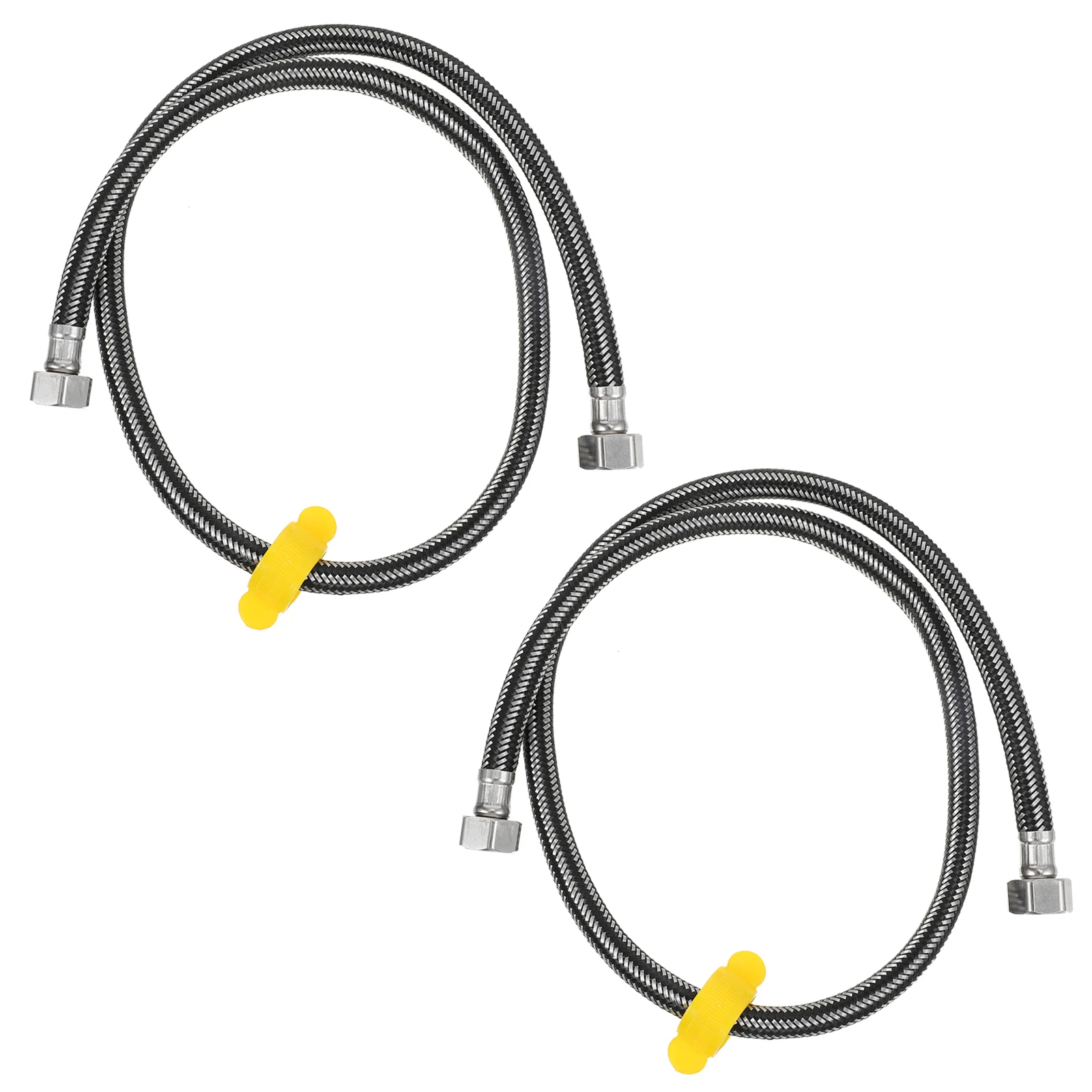 2 шт., соединительные шланги 100 см, нейлоновая алюминиевая плетеная линия подачи воды
2 шт., соединительные шланги 100 см, нейлоновая алюминиевая плетеная линия подачи воды