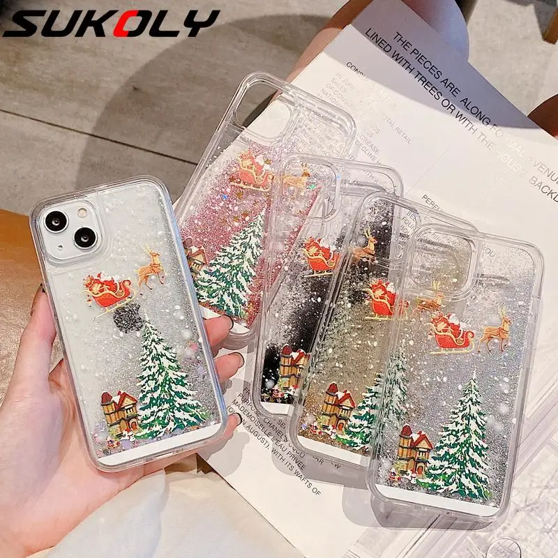 Милый Блестящий Рождественский чехол с Санта-Клаусом для iPhone 13, 12, 11 Pro Max, XS, XR, SE, 8, 7 Plus, чехол с динамической жидкостью и блестящими звездами и...
Милый Блестящий Рождественский чехол с Санта-Клаусом для iPhone 13, 12, 11 Pro Max, XS, XR, SE, 8, 7 Plus, чехол с динамической жидкостью и блестящими звездами и...