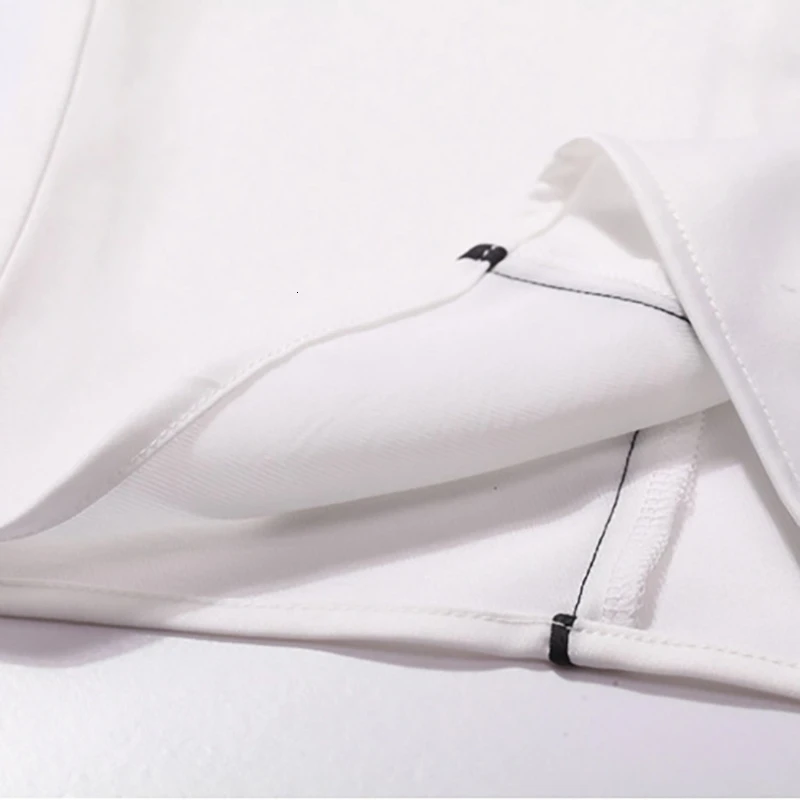 2020 Spring Seiko lapels black edging white shirt split wide-sleeved women's chiffon shirt vadim roupa feminina chemisier camisa 
2020 Spring Seiko lapels black edging white shirt split wide-sleeved women's chiffon shirt vadim roupa feminina chemisier camisa