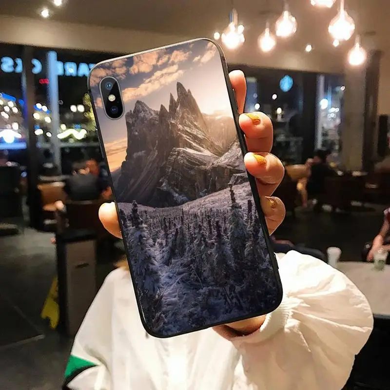 Snow Mountain Misty landscape luxury mobile coverPhone Case for iPhone 11 12 pro XS MAX 8 7 6 6S Plus X 5S SE 2020 XR
Snow Mountain Misty landscape luxury mobile coverPhone Case for iPhone 11 12 pro XS MAX 8 7 6 6S Plus X 5S SE 2020 XR