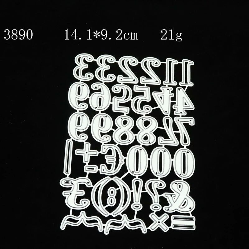JC Symbol English Alphabet Numbers Metal Cutting Dies DIY Scrapbook Die Cut Card Make Shape Stencil Craft Mold Mould Decoration
JC Symbol English Alphabet Numbers Metal Cutting Dies DIY Scrapbook Die Cut Card Make Shape Stencil Craft Mold Mould Decoration