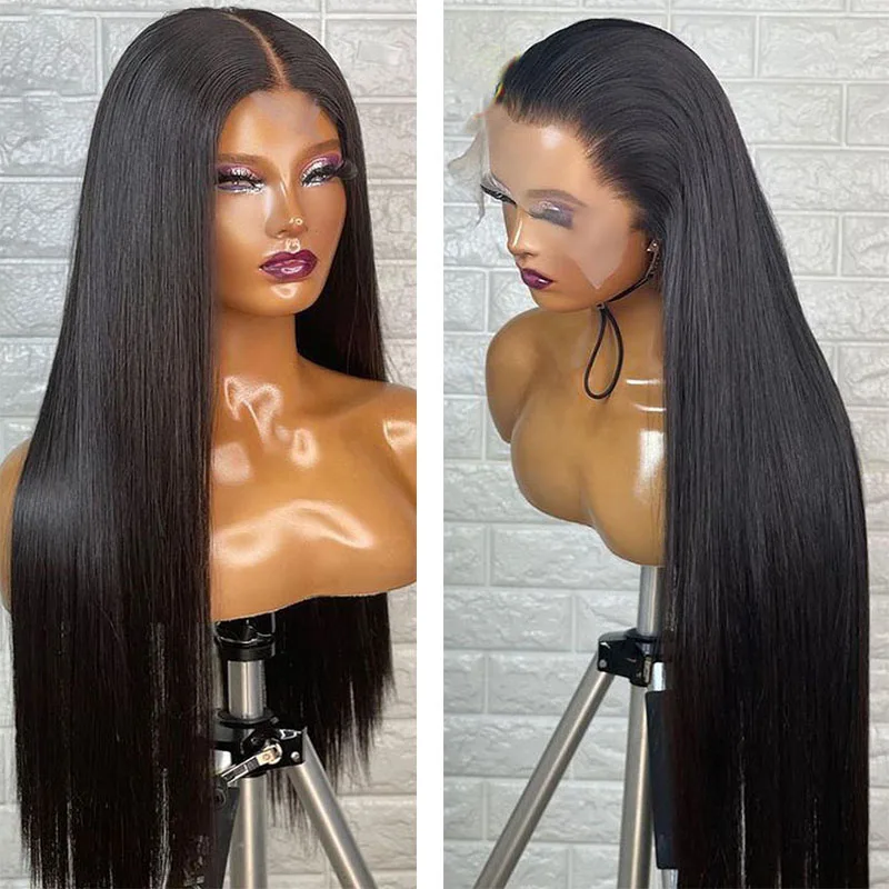 Silk Straight Lace Front Wig For Black Women Heat Resistant Synthetic Long Natural Hair Headband Premium Fiber Wig With BabyHair
Silk Straight Lace Front Wig For Black Women Heat Resistant Synthetic Long Natural Hair Headband Premium Fiber Wig With BabyHair