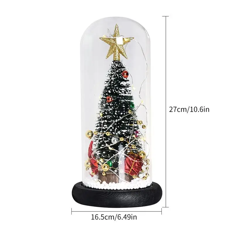 Christmas Tree Glass Cover Lamp Desktop LED Night Lamp Christmas Tree Lamp Home Decorative Figurines Miniatures
Christmas Tree Glass Cover Lamp Desktop LED Night Lamp Christmas Tree Lamp Home Decorative Figurines Miniatures