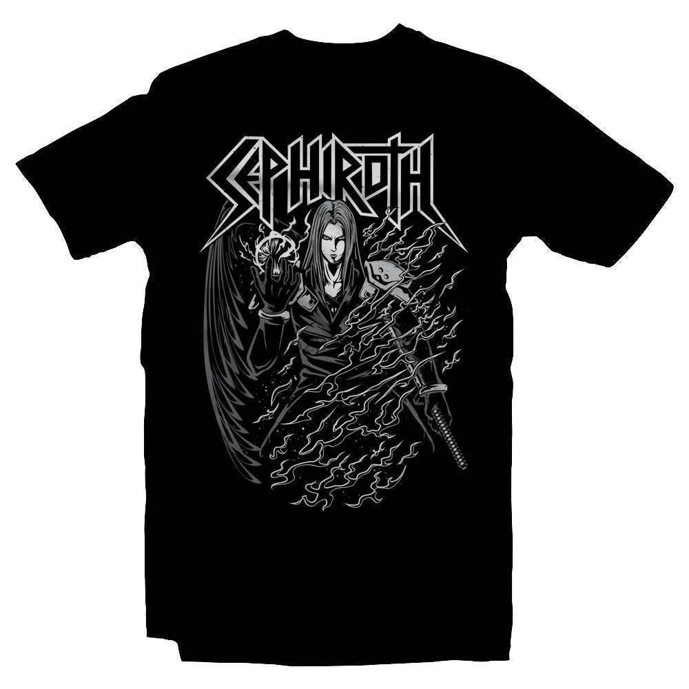 Fantasy Angel Final Fantasy 7 Sephiroth Heavy Metal Band Tee Cloud Shirt FF7 Video Game Shirt Retro VII Graphic JRPG Gamer Tee
Fantasy Angel Final Fantasy 7 Sephiroth Heavy Metal Band Tee Cloud Shirt FF7 Video Game Shirt Retro VII Graphic JRPG Gamer Tee