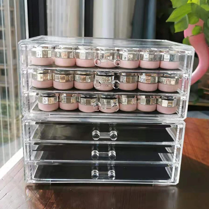 NEW NEW 3/4/5 Layer Nail Storage Box Cosmetic Organizer Makeup Nail Polish Storage Box Acrylic Box Jewelry Storage Transparent
NEW NEW 3/4/5 Layer Nail Storage Box Cosmetic Organizer Makeup Nail Polish Storage Box Acrylic Box Jewelry Storage Transparent