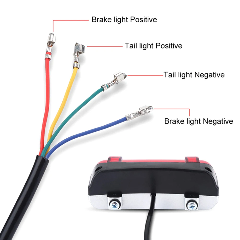 36V/48V Electric Bicycle Taillight Electric Bike Brake Indicator LED Rear Tail Light Warning Lamp Night Safety Cycling Accessory
36V/48V Electric Bicycle Taillight Electric Bike Brake Indicator LED Rear Tail Light Warning Lamp Night Safety Cycling Accessory