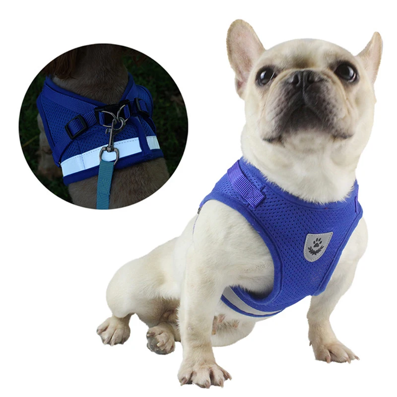 Reflective strap Puppy Cat Pet Dog Harness Breathable Mesh Nylon Dog Harness Strap Soft Walk Vest Collar For Small Medium Dog
Reflective strap Puppy Cat Pet Dog Harness Breathable Mesh Nylon Dog Harness Strap Soft Walk Vest Collar For Small Medium Dog
