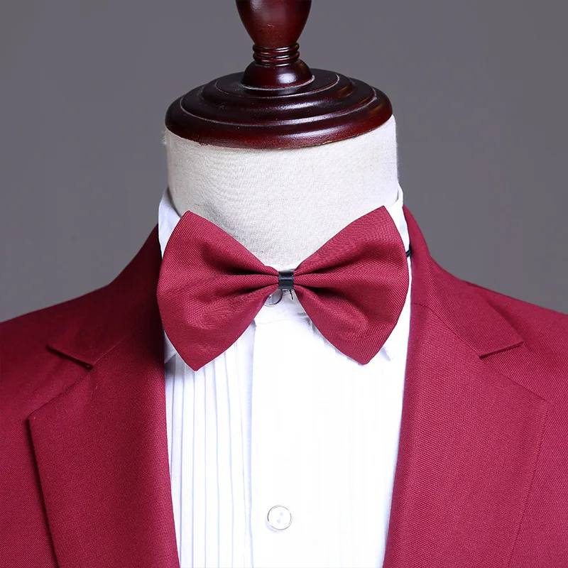 2018 Wine Red Spring Summer Two-Piece Men's Suits Evening Party Singer Slim Fit Jacket Groomsmen Suits Costumes
2018 Wine Red Spring Summer Two-Piece Men's Suits Evening Party Singer Slim Fit Jacket Groomsmen Suits Costumes