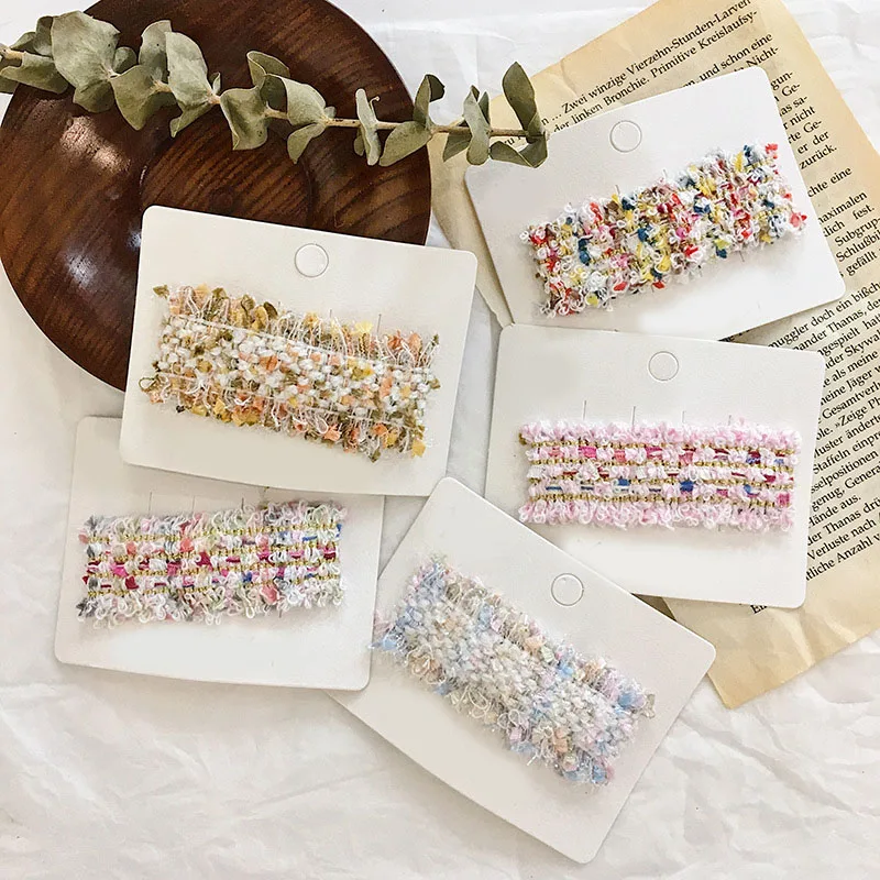 2021 Winter Knitted Square Hairpins Women Girls Hair Clips Pins Accessories Barrettes Hair Ornaments Headwear Headdress Hairclip
2021 Winter Knitted Square Hairpins Women Girls Hair Clips Pins Accessories Barrettes Hair Ornaments Headwear Headdress Hairclip