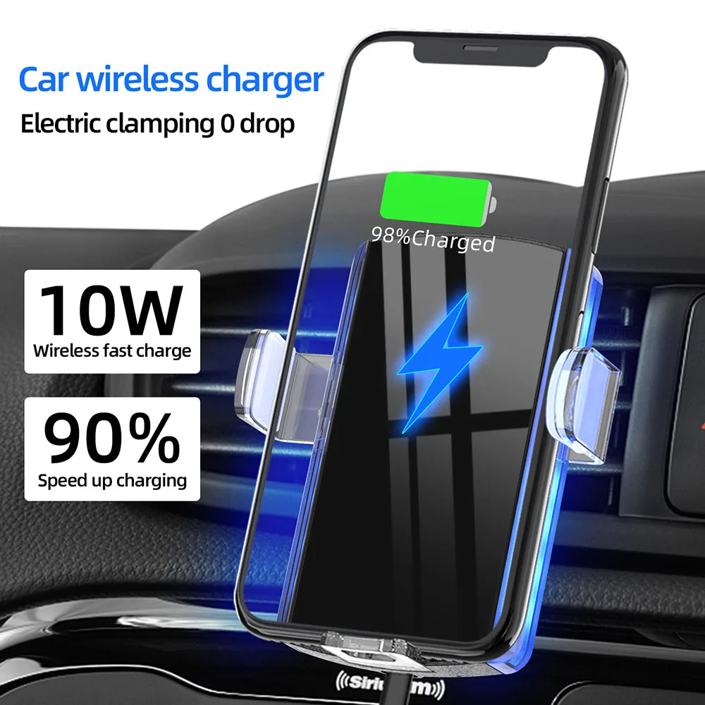 Wireless Car Charger For ios Xs Max Xr X 8Plus crystal Light Electric 2 in 1 Wireless Charger 10W Car Holder For android P30Pro
Wireless Car Charger For ios Xs Max Xr X 8Plus crystal Light Electric 2 in 1 Wireless Charger 10W Car Holder For android P30Pro
