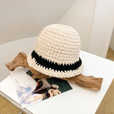 Hat Female Autumn and Winter Fashion Korean Version of The Color Matching Hundred Warmed Fisherman Cap Thick Wool Bucket Hats
Hat Female Autumn and Winter Fashion Korean Version of The Color Matching Hundred Warmed Fisherman Cap Thick Wool Bucket Hats
