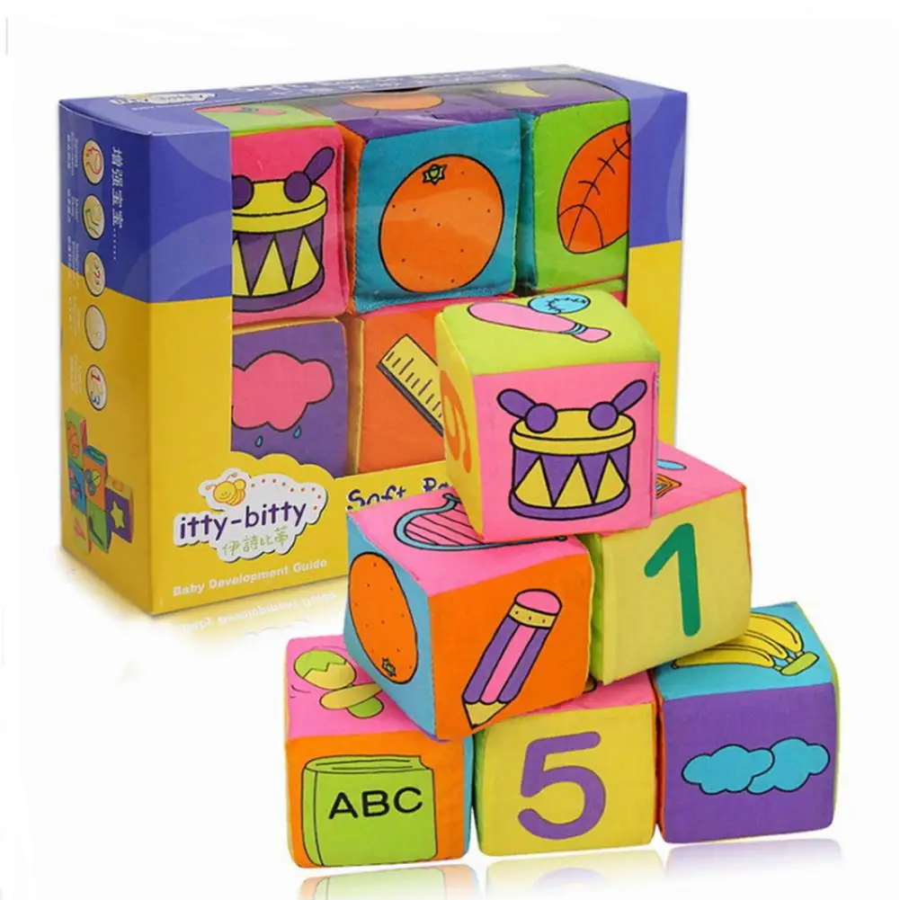 6Pcs/Set Baby Blocks Cute Pattern Early Learning Fabric Soft Teething Blocks Toddler Sensory Training Chewing Teether Toys
6Pcs/Set Baby Blocks Cute Pattern Early Learning Fabric Soft Teething Blocks Toddler Sensory Training Chewing Teether Toys