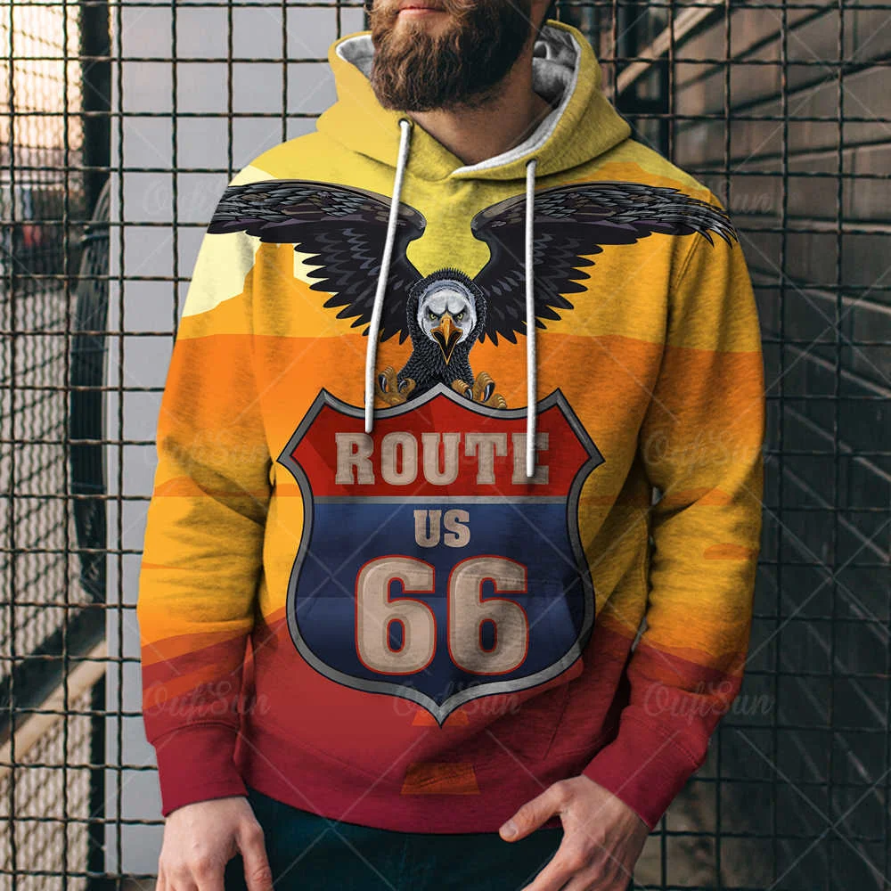Summer Style New Highway 66 Printed Sweater Street Slim Fit Pullover Men's Hoodie
Summer Style New Highway 66 Printed Sweater Street Slim Fit Pullover Men's Hoodie
