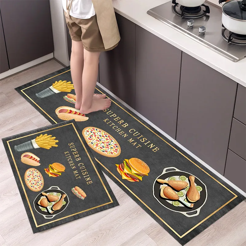 Fashionable Simple Nordic StyleWaterproof Kitchen Floor Mat Household Carpet Long Strip Door Mat Modern Home Decor
Fashionable Simple Nordic StyleWaterproof Kitchen Floor Mat Household Carpet Long Strip Door Mat Modern Home Decor