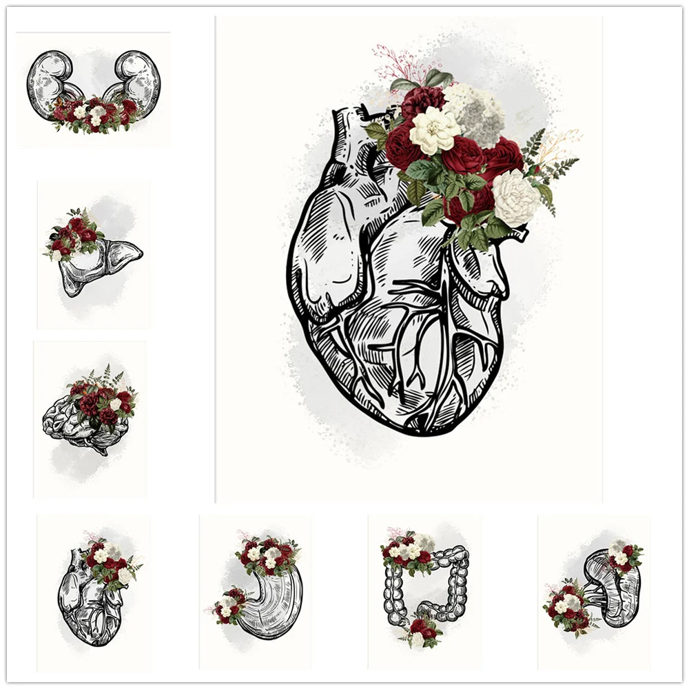 Human Anatomy Organs Kidney Brain Liver Medical Nordic Poster Wall Art Canvas Painting Wall Pictures For Living Room Unframed
Human Anatomy Organs Kidney Brain Liver Medical Nordic Poster Wall Art Canvas Painting Wall Pictures For Living Room Unframed