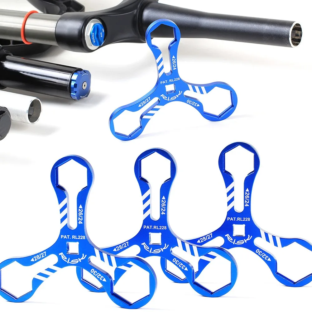 RISK Bicycle Front Fork Shoulder Cover Wrench Aluminum Alloy MTB Bike Removal Spanner Cycling Repair Multi Tool 24/26/27/28/30mm
RISK Bicycle Front Fork Shoulder Cover Wrench Aluminum Alloy MTB Bike Removal Spanner Cycling Repair Multi Tool 24/26/27/28/30mm