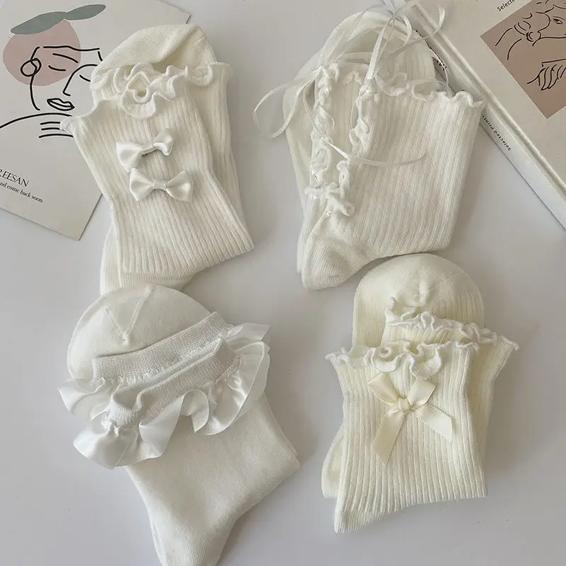 2 Pairs Lolita Socks Sweet Style For Ladies Girls Women Princess Spring And Summer White Cute Lovely Lace Short Sock
2 Pairs Lolita Socks Sweet Style For Ladies Girls Women Princess Spring And Summer White Cute Lovely Lace Short Sock