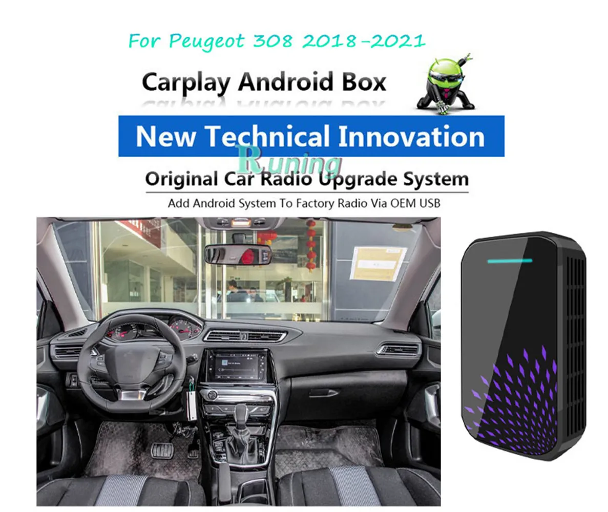 Upgrade Car Radio Android Stereo USB Carplay Box For Peugeot 308 2018-2021 Car Multimedia Player GPS Navigation Plug and Play
Upgrade Car Radio Android Stereo USB Carplay Box For Peugeot 308 2018-2021 Car Multimedia Player GPS Navigation Plug and Play