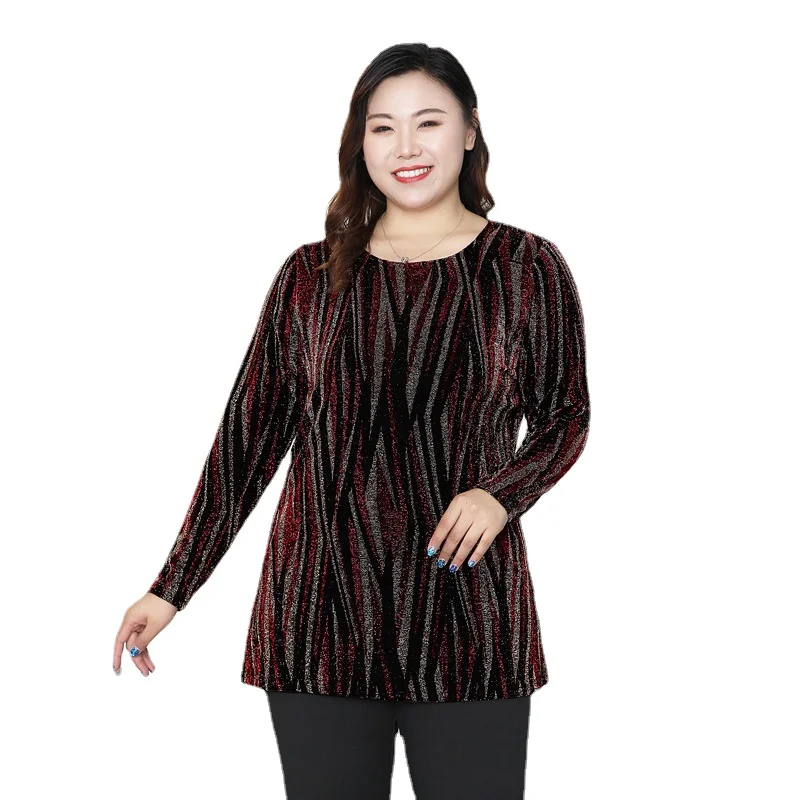 4XL To 10XL Oversized Women Tops Spring Autumn Striped Shirt Long-sleeved Casual Blusas Mujer De Moda Female Blouses T61123
4XL To 10XL Oversized Women Tops Spring Autumn Striped Shirt Long-sleeved Casual Blusas Mujer De Moda Female Blouses T61123