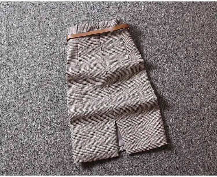 Spring and Summer Skirt Female 2021 New Western Style Wild High Waist Slimming Mid-length Plaid Split Hip Skirt
Spring and Summer Skirt Female 2021 New Western Style Wild High Waist Slimming Mid-length Plaid Split Hip Skirt