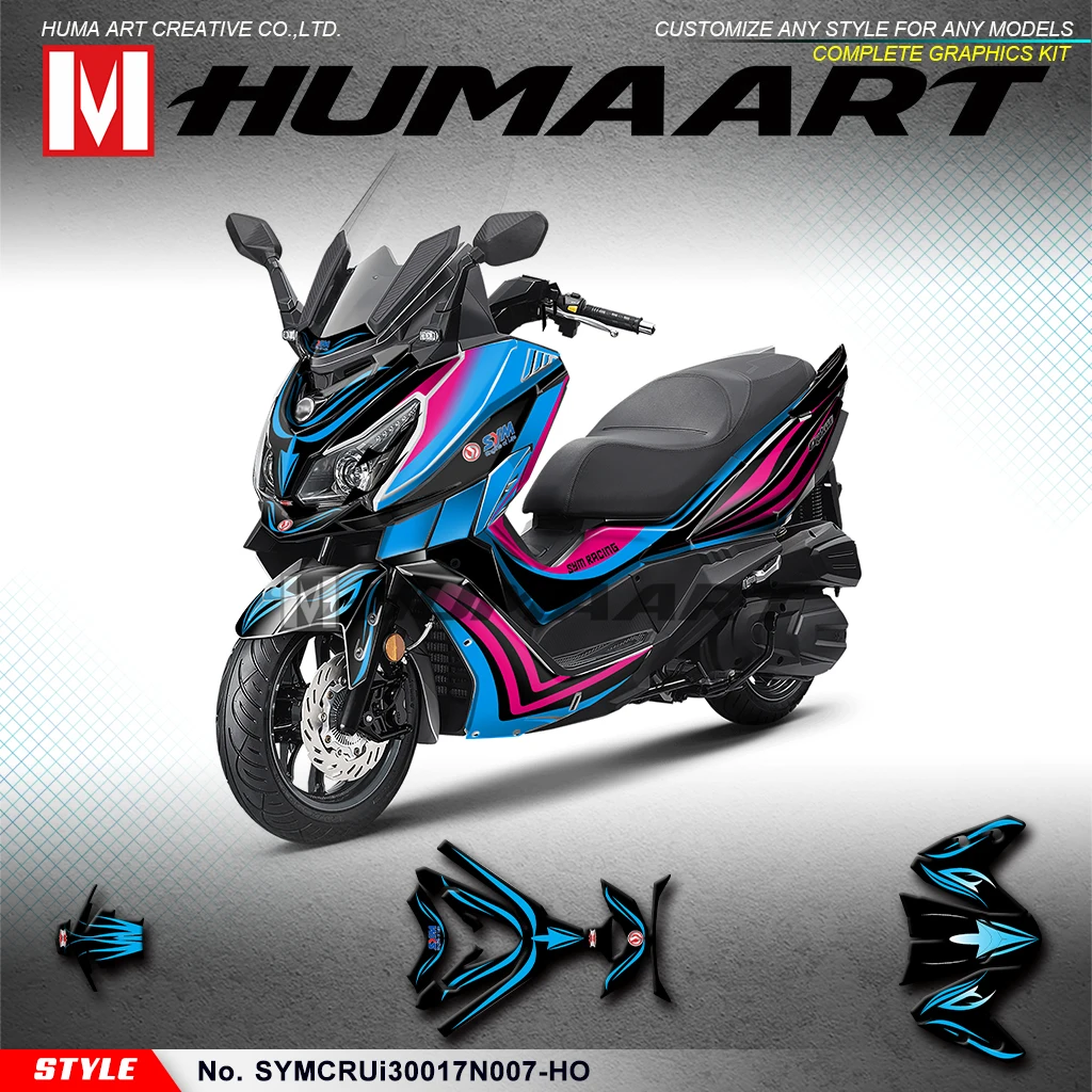 HUMAART Personalized Graphics Motorbike Vinyl Wraps for SYM Cruisym 300 2017 2018 2019 2020 2021
HUMAART Personalized Graphics Motorbike Vinyl Wraps for SYM Cruisym 300 2017 2018 2019 2020 2021