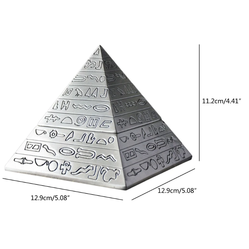 Unique Exquisite Ancient Egyptian Pyramid Ashtray with Bas Reliefs Khufu Sculpture Pyramid Sculptural Decor Ashtray
Unique Exquisite Ancient Egyptian Pyramid Ashtray with Bas Reliefs Khufu Sculpture Pyramid Sculptural Decor Ashtray