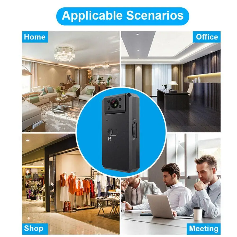 Portable Camera 1080P Mini Camera Infrared Secret Camera Outdoor Vision Infrared Recording Camera Angle Sports Wide HD Nigh B8P5
Portable Camera 1080P Mini Camera Infrared Secret Camera Outdoor Vision Infrared Recording Camera Angle Sports Wide HD Nigh B8P5