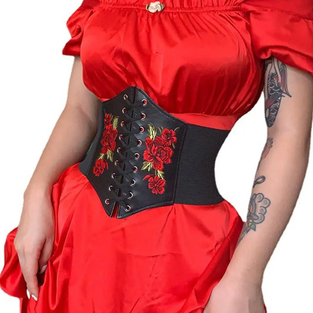 Sexy Women Corset No Fading Corset Bustier Personality Lace Up Tied Corset With Embroidery
Sexy Women Corset No Fading Corset Bustier Personality Lace Up Tied Corset With Embroidery