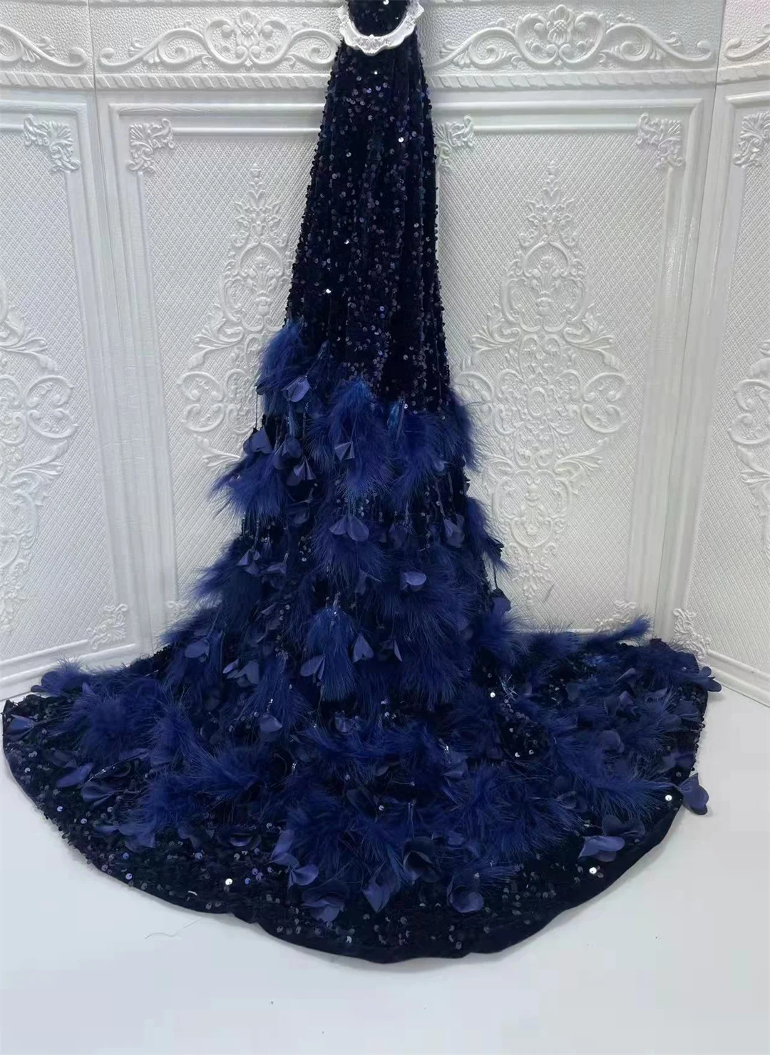 America Fashion With Sequins 2022 Franch TradltionTulle Lace High Quality 3D Flower Europe or Woman Dinner Party Dress
America Fashion With Sequins 2022 Franch TradltionTulle Lace High Quality 3D Flower Europe or Woman Dinner Party Dress