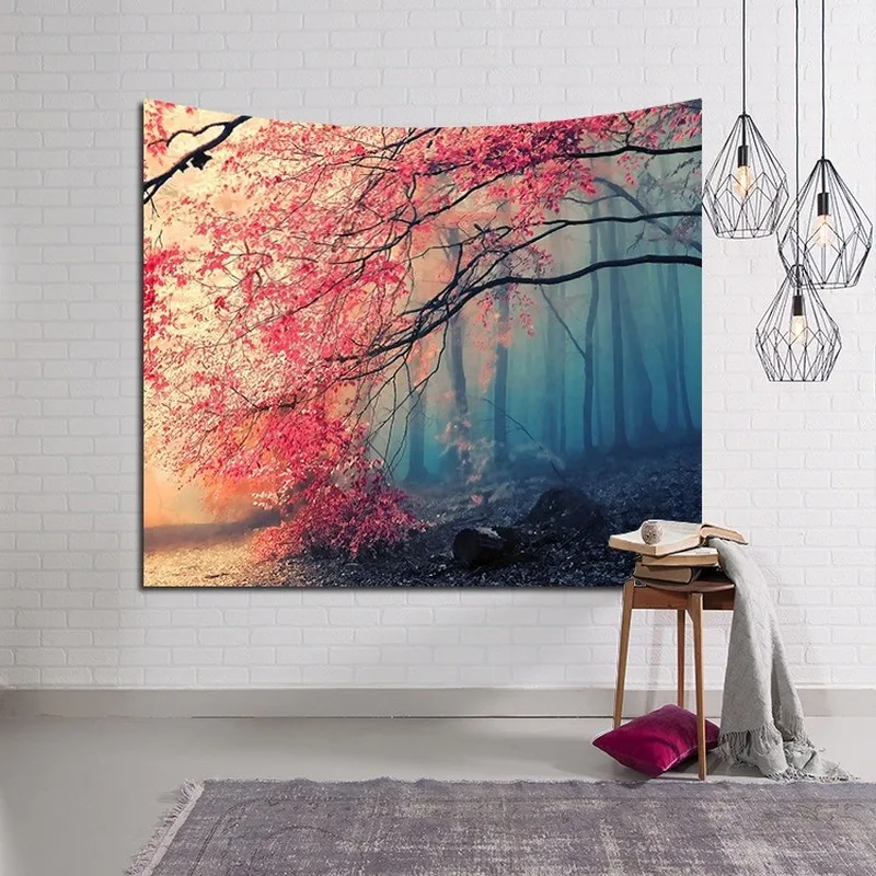 Forest Tapestry Wall Hanging Tapestry Hippie Retro Home Decor Yoga Beach Mat 150x130cm/150x100cm
Forest Tapestry Wall Hanging Tapestry Hippie Retro Home Decor Yoga Beach Mat 150x130cm/150x100cm