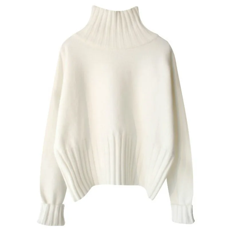 High Quality 2020 Autumn Winter Turtleneck Pullover Sweater Women Plus Size Knitted Sweaters Jumpers Soft White Black Sweater
High Quality 2020 Autumn Winter Turtleneck Pullover Sweater Women Plus Size Knitted Sweaters Jumpers Soft White Black Sweater