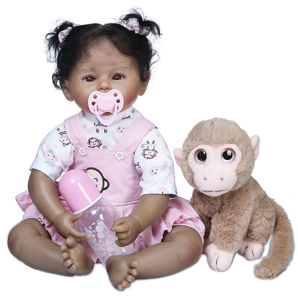 Silicone Reborn Baby Dolls Lifelike Reborn Baby Doll Girls Full Vinyl Silicone Body With Pacifier
Silicone Reborn Baby Dolls Lifelike Reborn Baby Doll Girls Full Vinyl Silicone Body With Pacifier