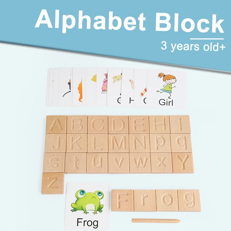 Kids Wooden Alphabet Tracing Board Toys Montessori Educational Spelling Words Cognitive Training Preschool Teaching Aid Gifts
Kids Wooden Alphabet Tracing Board Toys Montessori Educational Spelling Words Cognitive Training Preschool Teaching Aid Gifts