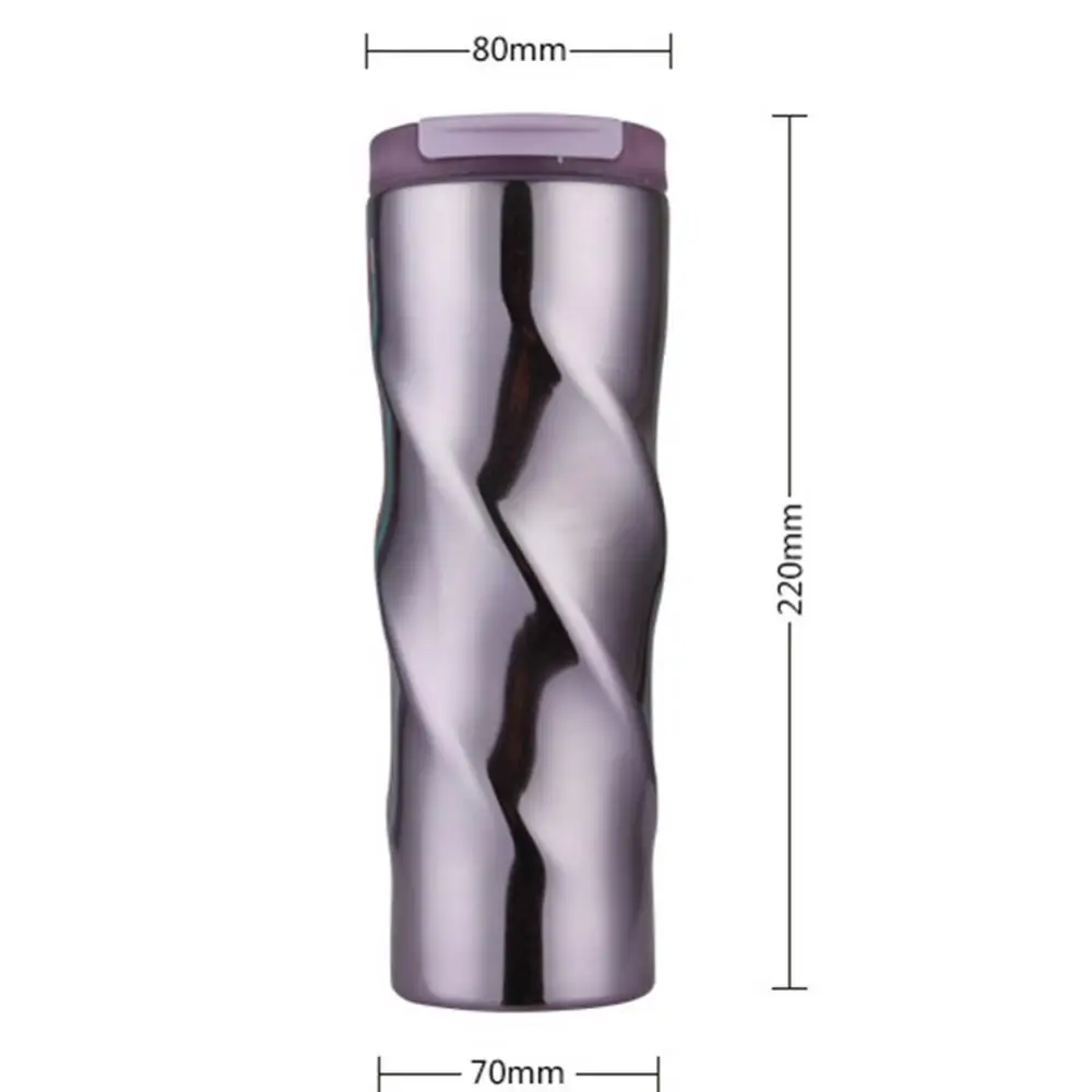 Hot Sales 500ml Spiral Stainless Steel Heat Insulation Thermal Mug Leak-proof Coffee Cup
Hot Sales 500ml Spiral Stainless Steel Heat Insulation Thermal Mug Leak-proof Coffee Cup
