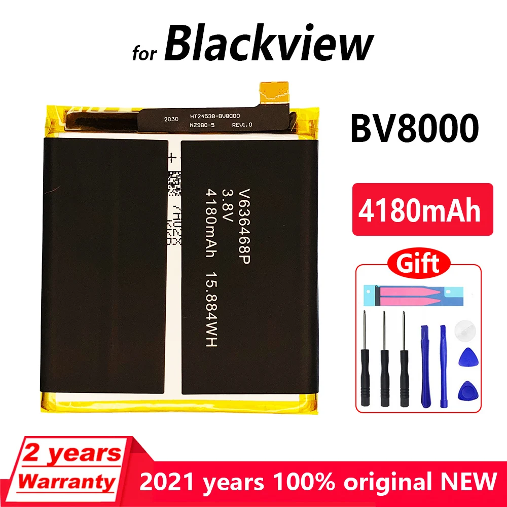 Оригинальный аккумулятор 4180 мАч BV 8000 для Blackview BV8000 Pro V636468P оригинальные сменные
