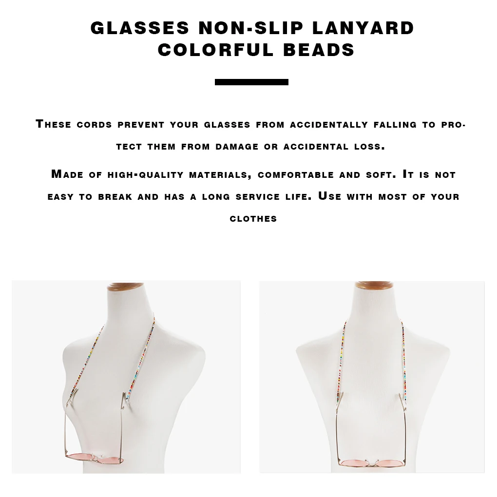 Eyeglass Strap Reading Glasses Hanging Chain Retro Beads Eyeglass Sunglasses Spectacle Cord with Tassels Neck String Chain
Eyeglass Strap Reading Glasses Hanging Chain Retro Beads Eyeglass Sunglasses Spectacle Cord with Tassels Neck String Chain