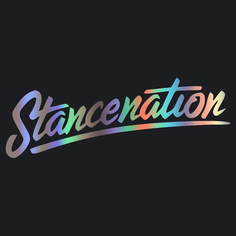 Funny Car Sticker Stancenation KK Vinyl Decal Silver/black for Auto Car Stying Decoration Sunscreen Waterproof 30cmX11cm
Funny Car Sticker Stancenation KK Vinyl Decal Silver/black for Auto Car Stying Decoration Sunscreen Waterproof 30cmX11cm