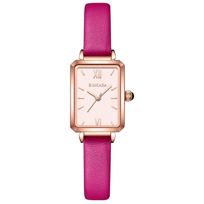 Binkada Brand Luxury Designer Fashion Square Green Dial Simple Temperament Quartz Women's Watch
Binkada Brand Luxury Designer Fashion Square Green Dial Simple Temperament Quartz Women's Watch