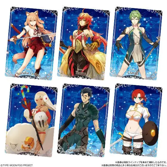 BANDAI Original Japanese Fate/Grand Order/FGO Out-of-print Food Playing Glue Card PART5 Anime Toy Card
BANDAI Original Japanese Fate/Grand Order/FGO Out-of-print Food Playing Glue Card PART5 Anime Toy Card