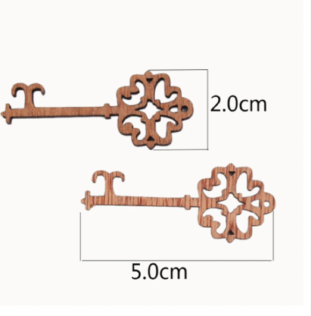 50PCS 50x20mm Rustic Wooden Keys Tag Emebellishments Cardmaking DIY Crafts Scrapbook Pendants Christmas Wedding Decorations
50PCS 50x20mm Rustic Wooden Keys Tag Emebellishments Cardmaking DIY Crafts Scrapbook Pendants Christmas Wedding Decorations
