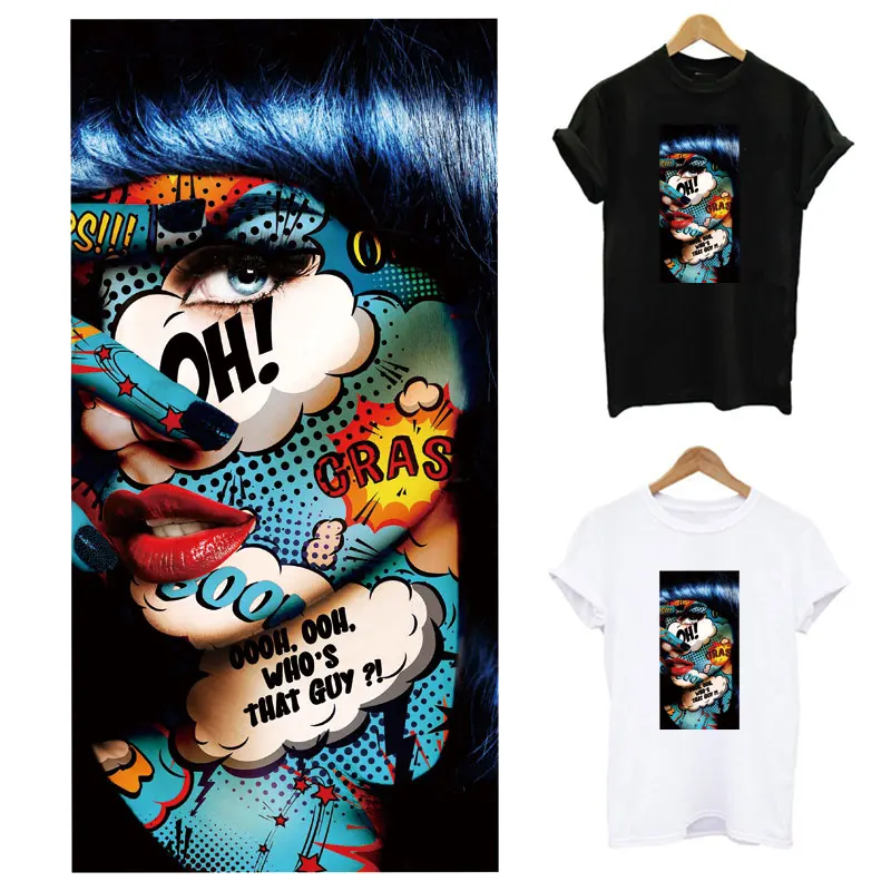 Iron On Patches For Clothing Rock Graffiti Girl Thermal Sticker On Clothes DIY A-Level Washable Women T-Shirt Applique Decor
Iron On Patches For Clothing Rock Graffiti Girl Thermal Sticker On Clothes DIY A-Level Washable Women T-Shirt Applique Decor