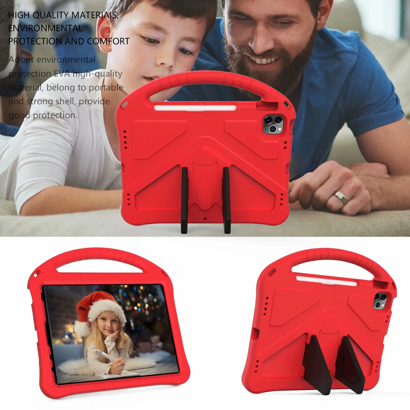 Portable EVA Protective Tablet Case iPad Air 10.9'' 2020 Cover Funda iPad Air 4 10.9'' air4 A2072 Pro 11 2018 2020 Coque shell
Portable EVA Protective Tablet Case iPad Air 10.9'' 2020 Cover Funda iPad Air 4 10.9'' air4 A2072 Pro 11 2018 2020 Coque shell
