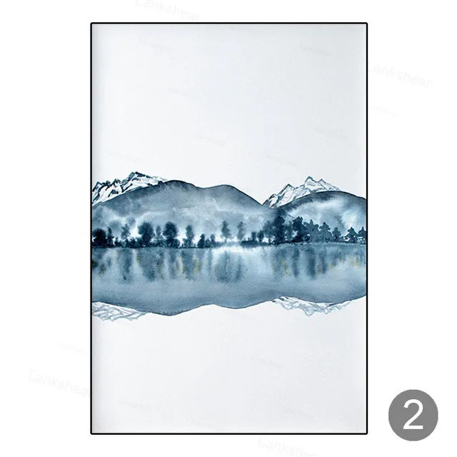 Watercolor Abstract Landscape Canvas Painting Posters and Prints Navy Blue Wall Art Wall Pictures for Living Room Decorative
Watercolor Abstract Landscape Canvas Painting Posters and Prints Navy Blue Wall Art Wall Pictures for Living Room Decorative
