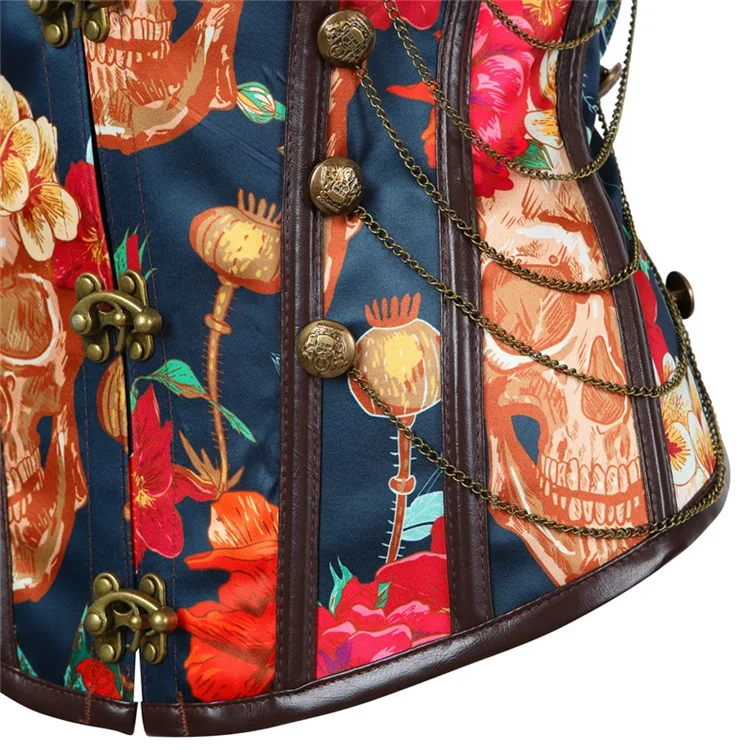 Women Corset Gothic Sexy Slim Burlesque Body Shaper Flower Fashion Overbust Plus Size Waist Trainer Slimming Corset Bustier
Women Corset Gothic Sexy Slim Burlesque Body Shaper Flower Fashion Overbust Plus Size Waist Trainer Slimming Corset Bustier