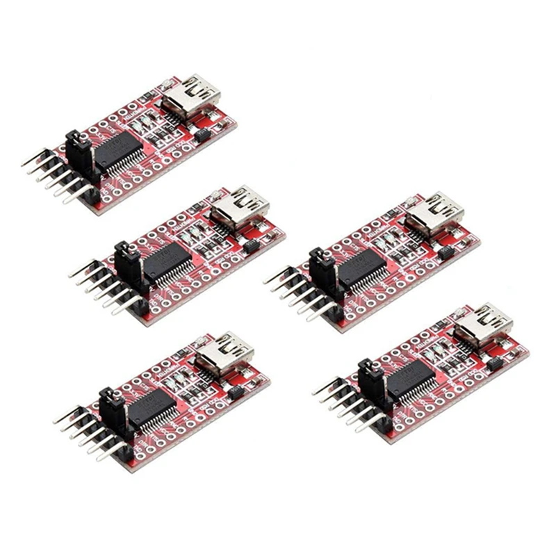 Модуль FT232RL USB2.0 для последовательного порта TTL Downloader Sup Port s 3,3 В 5 В, подходит для микроконтроллера Arduino STC, 5 упаковок
Модуль FT232RL USB2.0 для последовательного порта TTL Downloader Sup Port s 3,3 В 5 В, подходит для микроконтроллера Arduino STC, 5 упаковок