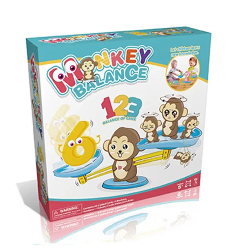 Monkey Balance Educational Math Game for Kids to Learn Counting Numbers and Basic Math, 65 Piece STEM Learning Toy
Monkey Balance Educational Math Game for Kids to Learn Counting Numbers and Basic Math, 65 Piece STEM Learning Toy