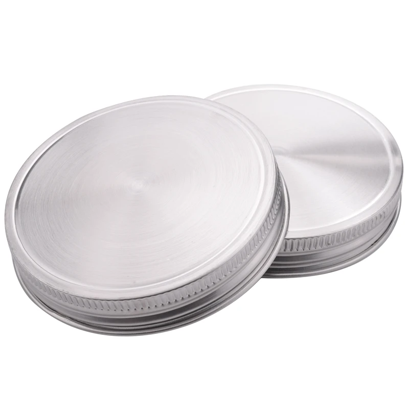8 Pcs Stainless Steel Jar Lids 86Mm Sealed Leak Proof Cover With Silicone Seals Resistant Storage Solid Caps Wide Mouth Lid
8 Pcs Stainless Steel Jar Lids 86Mm Sealed Leak Proof Cover With Silicone Seals Resistant Storage Solid Caps Wide Mouth Lid