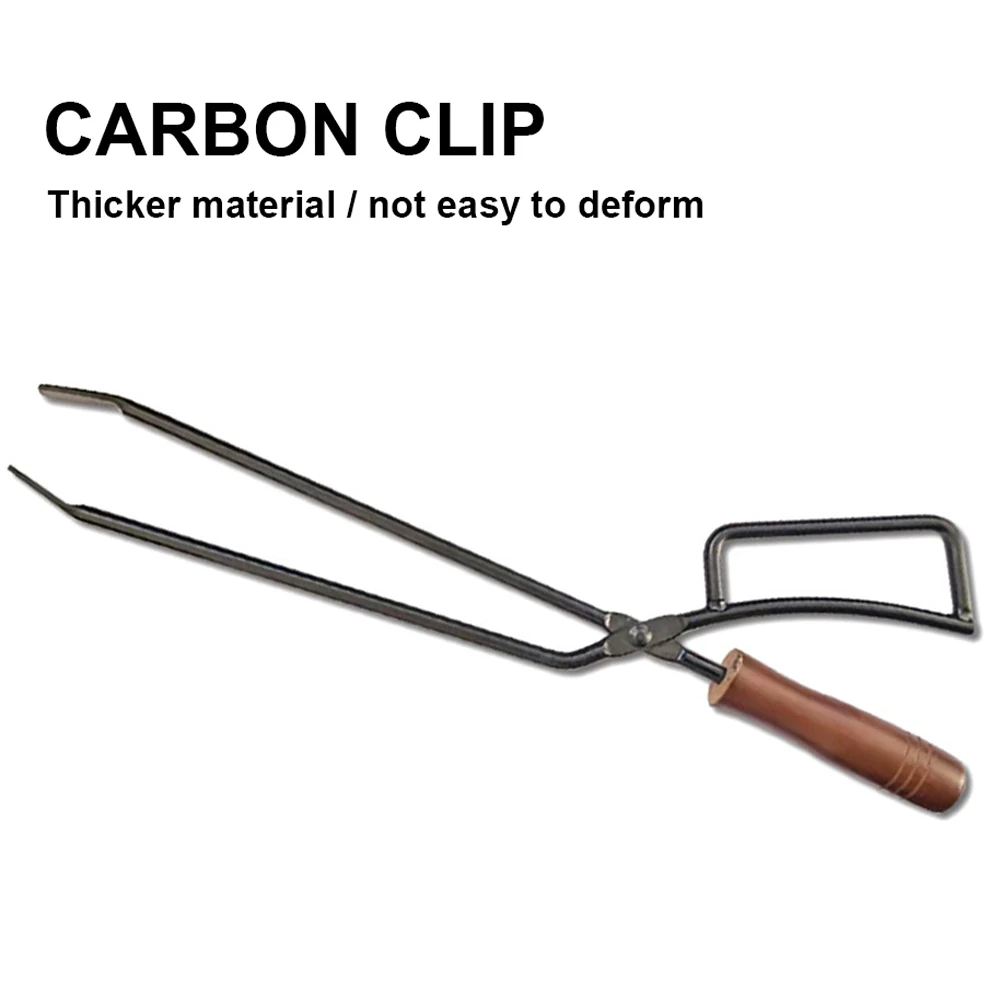 Firewood Tongs with Wood Handle Metal Heat Resistant Barbecue Fireplace Tongs Oven Cooking Tong Kitchen Supplies Tool
Firewood Tongs with Wood Handle Metal Heat Resistant Barbecue Fireplace Tongs Oven Cooking Tong Kitchen Supplies Tool
