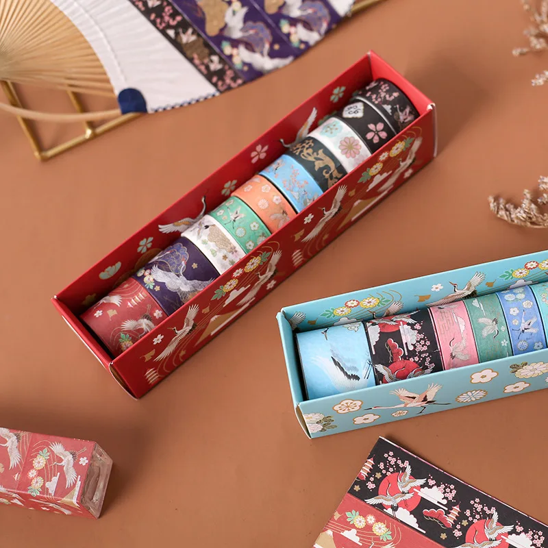 10pcs/lot Japanese Decorative Washi Tape Set Colorful Stationery Scrapbooking Masking Washi Tape School Office Supplies For DIY 
10pcs/lot Japanese Decorative Washi Tape Set Colorful Stationery Scrapbooking Masking Washi Tape School Office Supplies For DIY